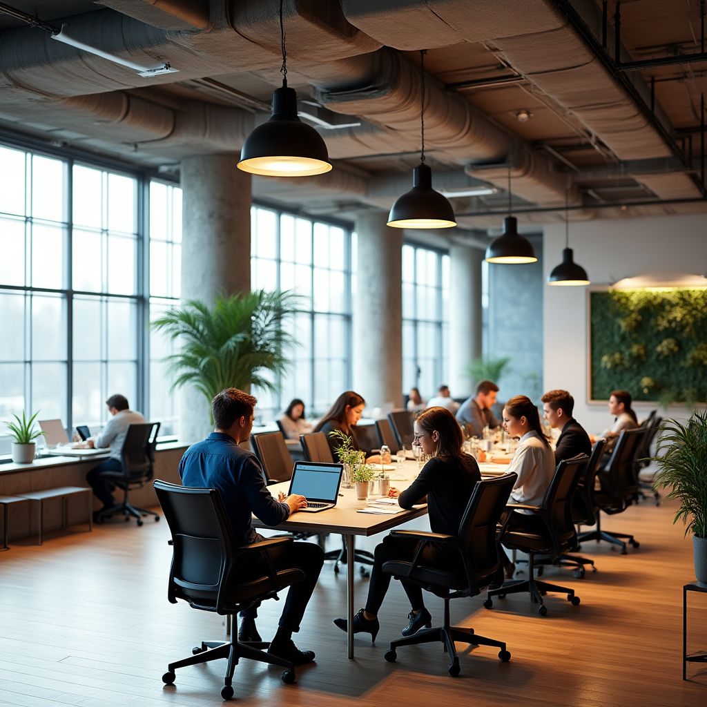 Área de trabajo colaborativo en nuestras oficinas